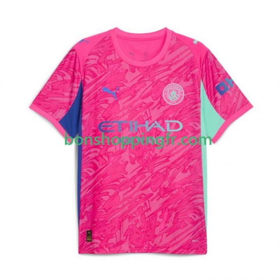 Maillot Extérieur Manchester City Gardien 2025-2026 Manches Courtes Homme Maillot Extérieur Manchester City Gardien 2025-2026 Manches Courtes Homme