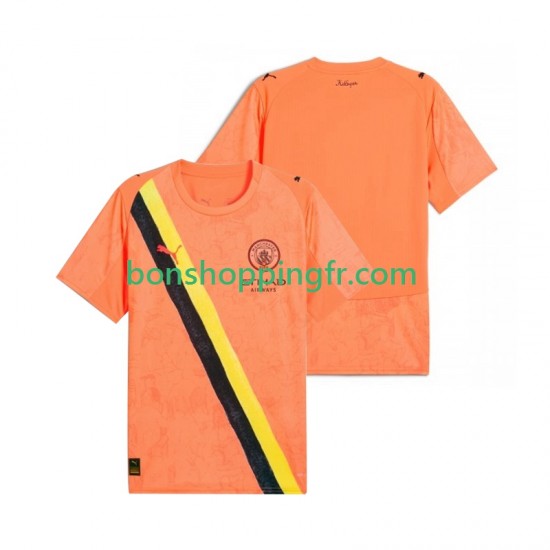 Maillot Domicile Manchester City Gardien KIDSUPER 2025-2026 Manches Courtes Homme Maillot Domicile Manchester City Gardien KIDSUPER 2025-2026 Manches Courtes Homme
