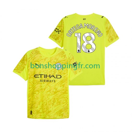 Maillot 3ème Manchester City Gardien ORTEGA MORENO 18 2025-2026 Manches Courtes Homme Maillot 3ème Manchester City Gardien ORTEGA MORENO 18 2025-2026 Manches Courtes Homme