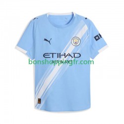 Maillot Domicile Manchester City 2025-2026 Manches Courtes Homme