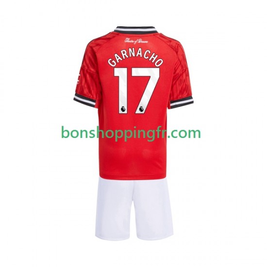 Maillot Domicile Manchester United Alejandro Garnacho 17 2025-2026 Manches Courtes Jeune Enfant(+shorts) Maillot Domicile Manchester United Alejandro Garnacho 17 2025-2026 Manches Courtes Jeune Enfant(+shorts)