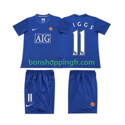 Maillot Rétro Extérieur Manchester United GIGGS 11 2008 Manches Courtes Jeune Enfant(+shorts)