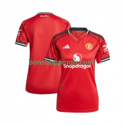 Maillot Domicile Manchester United 2025-2026 Manches Courtes Femme