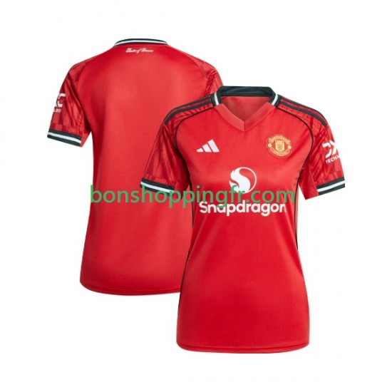 Maillot Domicile Manchester United 2025-2026 Manches Courtes Femme Maillot Domicile Manchester United 2025-2026 Manches Courtes Femme