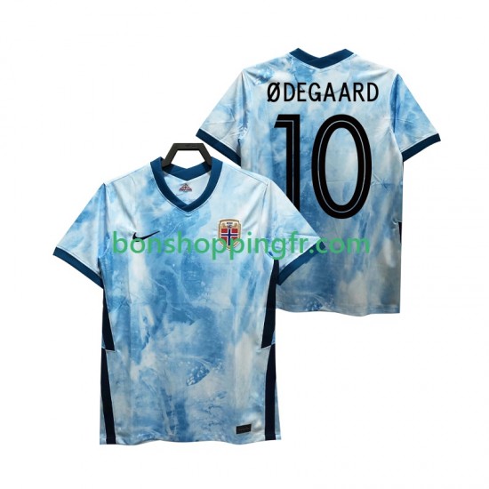 Maillot Extérieur Norvège ODEGAARD 10 2020-2021 Manches Courtes Homme Maillot Extérieur Norvège ODEGAARD 10 2020-2021 Manches Courtes Homme