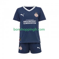 Maillot Extérieur PSV Eindhoven 2025-2026 Manches Courtes Jeune Enfant(+shorts)