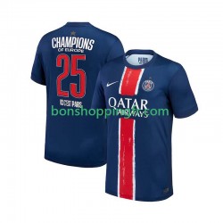 Maillot Domicile Paris Saint-Germain Champion 2024-2025 Manches Courtes Homme