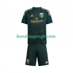 Maillot Domicile Portland Timbers 2025 Manches Courtes Jeune Enfant(+shorts)