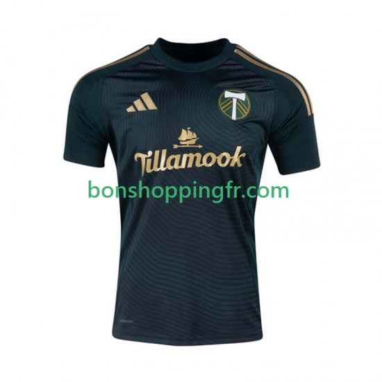 Maillot Domicile Portland Timbers 2025-2026 Manches Courtes Homme Maillot Domicile Portland Timbers 2025-2026 Manches Courtes Homme