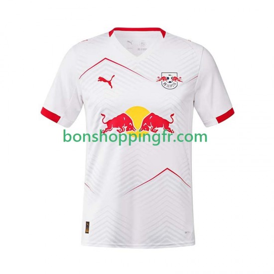 Maillot Domicile RB Leipzig 2025-2026 Manches Courtes Homme Maillot Domicile RB Leipzig 2025-2026 Manches Courtes Homme