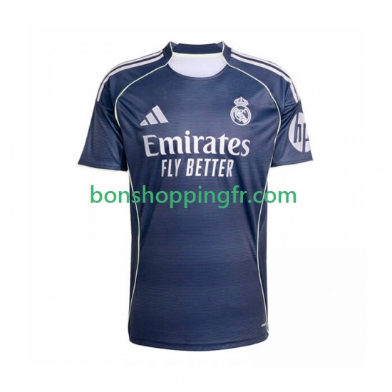 Maillot Extérieur Real Madrid 2025-2026 Manches Courtes Homme Maillot Extérieur Real Madrid 2025-2026 Manches Courtes Homme
