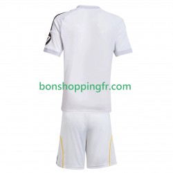 Maillot Domicile Real Madrid 2025-2026 Manches Courtes Jeune Enfant(+shorts)