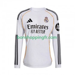Maillot Domicile Real Madrid 2025-2026 Manches Longues Homme