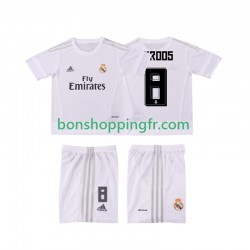 Maillot Rétro Domicile Real Madrid KROOS 8 2015 2016 Manches Courtes Jeune Enfant(+shorts)