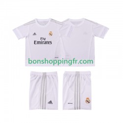 Maillot Rétro Domicile Real Madrid 2015 2016 Manches Courtes Jeune Enfant(+shorts)