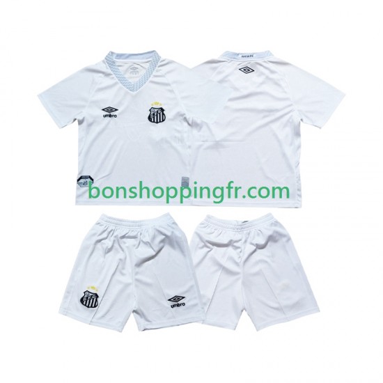 Maillot Domicile Santos FC 2025-2026 Manches Courtes Jeune Enfant(+shorts) Maillot Domicile Santos FC 2025-2026 Manches Courtes Jeune Enfant(+shorts)
