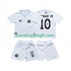 Maillot Domicile Santos FC Neymar JR 10 2025-2026 Manches Courtes Jeune Enfant(+shorts)