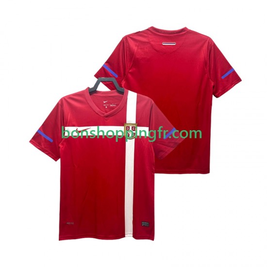 Maillot Rétro Domicile Serbie 2010 Manches Courtes Homme Maillot Rétro Domicile Serbie 2010 Manches Courtes Homme