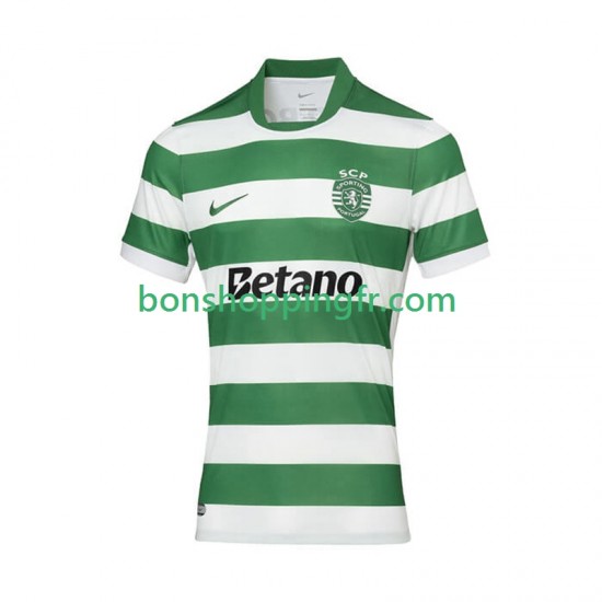 Maillot Domicile Sporting CP 2025-2026 Manches Courtes Homme Maillot Domicile Sporting CP 2025-2026 Manches Courtes Homme