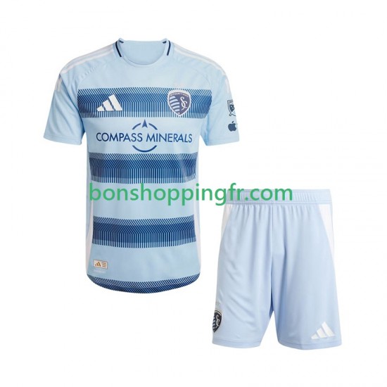 Maillot Domicile Sporting Kansas City 2025 Manches Courtes Jeune Enfant(+shorts) Maillot Domicile Sporting Kansas City 2025 Manches Courtes Jeune Enfant(+shorts)