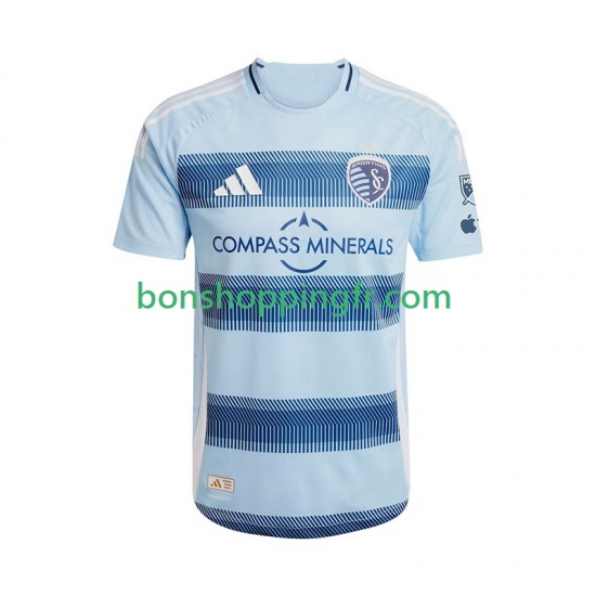 Maillot Domicile Sporting Kansas City 2025-2026 Manches Courtes Homme Maillot Domicile Sporting Kansas City 2025-2026 Manches Courtes Homme