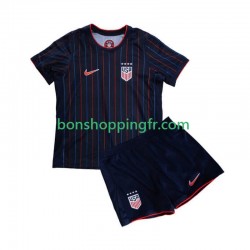 Maillot Extérieur États-Unis 2025 Manches Courtes Jeune Enfant(+shorts)