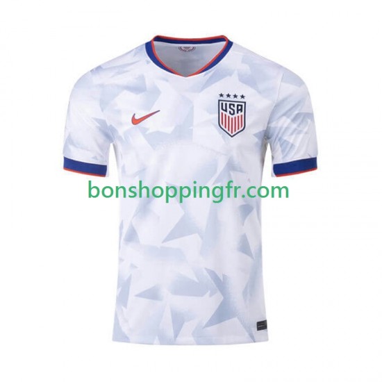 Maillot Domicile États-Unis 2025 Manches Courtes Homme Maillot Domicile États-Unis 2025 Manches Courtes Homme