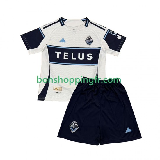 Maillot Extérieur Vancouver Whitecaps 2025 Manches Courtes Jeune Enfant(+shorts) Maillot Extérieur Vancouver Whitecaps 2025 Manches Courtes Jeune Enfant(+shorts)