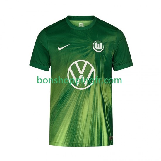 Maillot Domicile VfL Wolfsburg 2025-2026 Manches Courtes Homme Maillot Domicile VfL Wolfsburg 2025-2026 Manches Courtes Homme