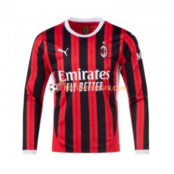 Maillot Domicile AC Milan 2024-2025 Manches Longues Homme