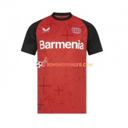 Maillot Domicile Bayer 04 Leverkusen 2024-2025 Manches Courtes Homme