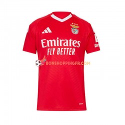 Maillot Domicile Benfica 2024-2025 Rouge Manches Courtes Homme