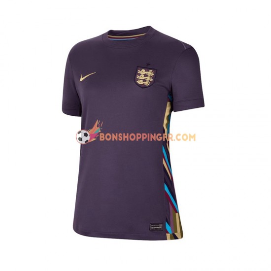 Maillot Extérieur Angleterre Euro 2024 Manches Courtes Femme