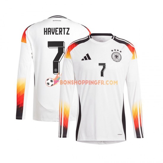 Maillot Domicile Allemagne Havertz 7 Euro 2024 Manches Longues Homme