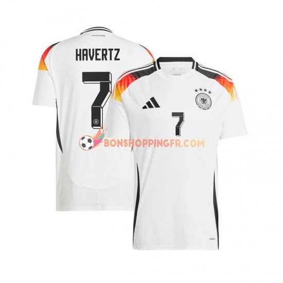 Maillot Domicile Allemagne Havertz 7 Euro 2024 Manches Courtes Homme