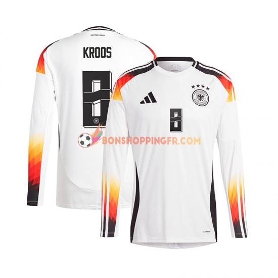 Maillot Domicile Allemagne Toni Kroos 8 Euro 2024 Manches Longues Homme