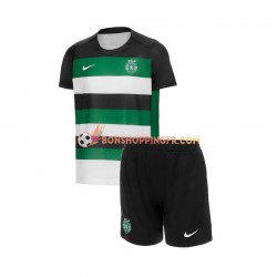 Maillot Domicile Sporting CP 2024-2025 Manches Courtes Jeune Enfant(+shorts)