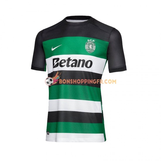 Maillot Domicile Sporting CP 2024-2025 Manches Courtes Homme