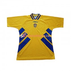 Maillot Rétro Domicile Suède 1994 Manches Courtes Homme