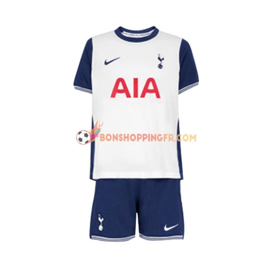 Maillot Domicile Tottenham Hotspur 2024-2025 Manches Courtes Jeune Enfant(+shorts)