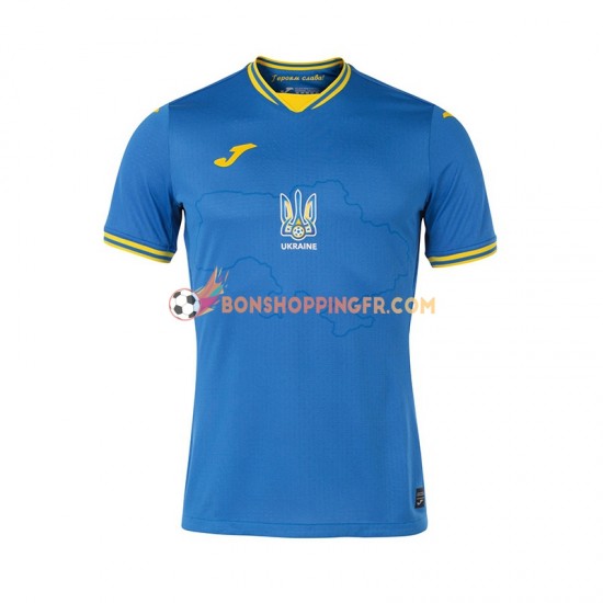 Maillot Extérieur Ukraine Euro 2024 Manches Courtes Homme