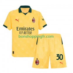 Maillot 3ème AC Milan Ardon Jashari 30 2025-2026 Manches Courtes Jeune Enfant(+shorts)