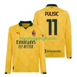 Maillot 3ème AC Milan Christian Pulisic 11 2025-2026 Manches Longues Homme