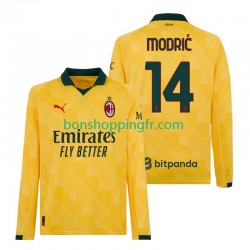 Maillot 3ème AC Milan Luca Modric 14 2025-2026 Manches Longues Homme