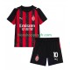 Maillot Domicile AC Milan Rafael Leao 10 2025-2026 Manches Courtes Jeune Enfant(+shorts)