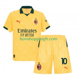 Maillot 3ème AC Milan Rafael Leao 10 2025-2026 Manches Courtes Jeune Enfant(+shorts)