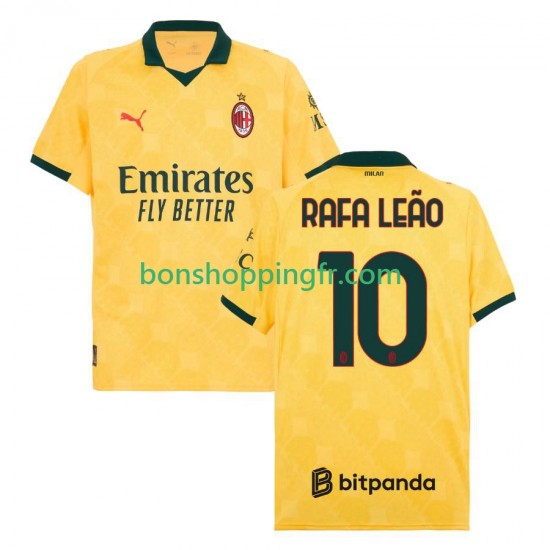 Maillot 3ème AC Milan Rafael Leao 10 2025-2026 Manches Courtes Homme Maillot 3ème AC Milan Rafael Leao 10 2025-2026 Manches Courtes Homme