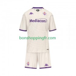 Maillot Extérieur Fiorentina 2025-2026 Manches Courtes Jeune Enfant(+shorts)