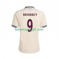 Maillot 3ème Ajax Amsterdam Brian Brobbey 9 2025-2026 Manches Courtes Homme