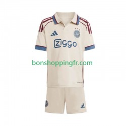 Maillot 3ème Ajax Amsterdam 2025-2026 Manches Courtes Jeune Enfant(+shorts)